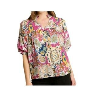 Umgee USA A Line Blouse 2XL